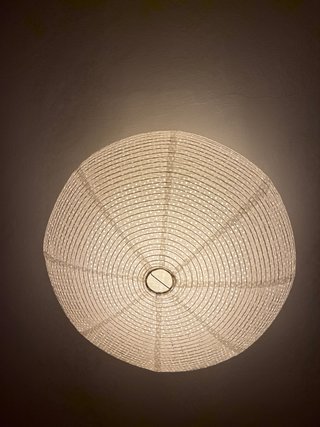 Lámpara de techo Ikea papel con bombilla