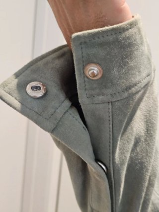 Sobrecamisa de ante verde