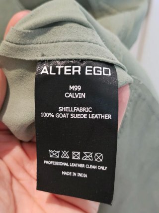 Sobrecamisa de ante verde