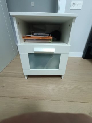 Cama 90x200 Negra+Somier Opcional colchón mesilla