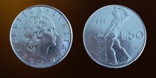 Moneda Italia 50 Lire 1982