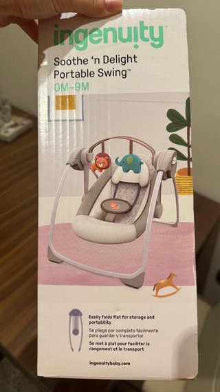 Hamaca Mecedora Portátil Ingenuity 0-9 Meses