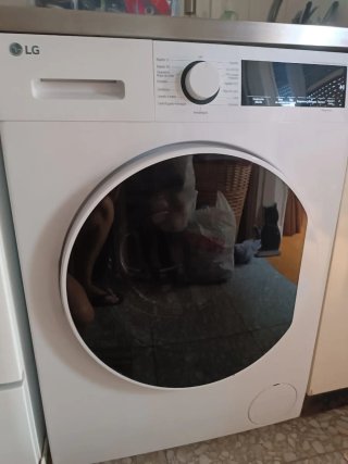 Lavadora LG Blanca