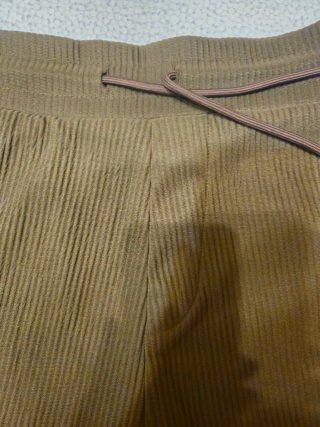 Pantalón otoman marrón