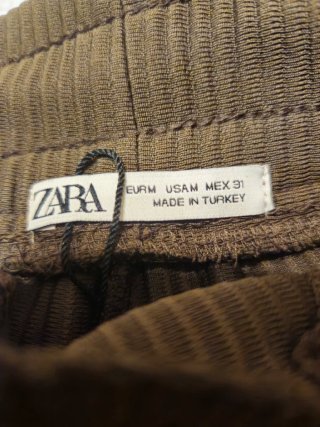 Pantalón otoman marrón