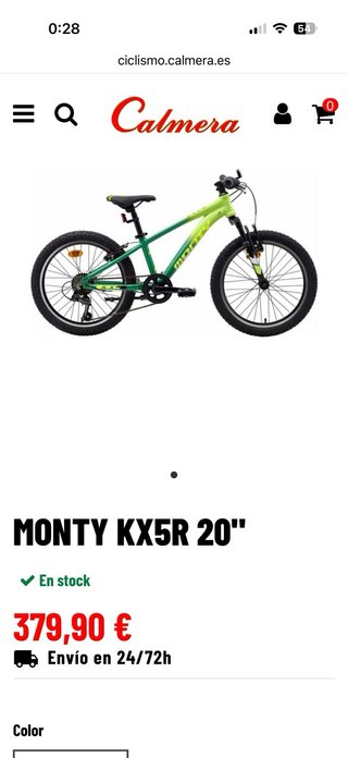 Bicicleta Infantil Monty KX5 20
