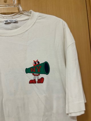 Camiseta Zara Estampada Pick A Side