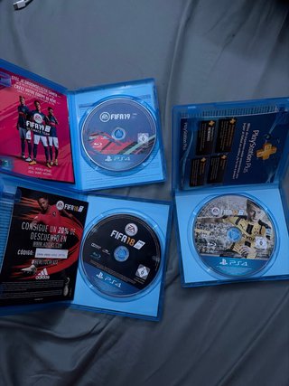 Lote FIFA 17, 18 y 19 - PS4