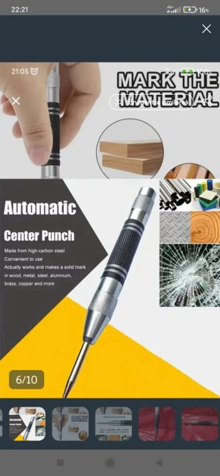 Punzón Marcado Automático 130mm