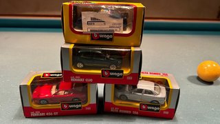 4 Burago 1:43 Auto Varie