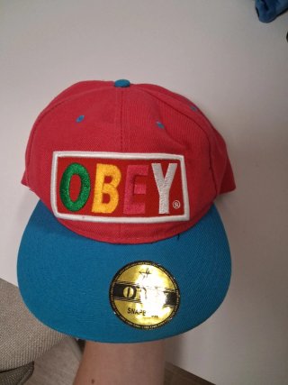 Gorra OBEY Snapback Roja y Azul