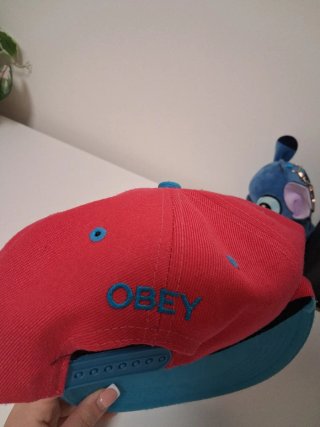 Gorra OBEY Snapback Roja y Azul