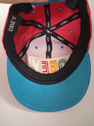 Gorra OBEY Snapback Roja y Azul