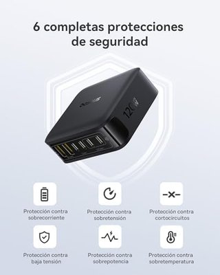 Caricatore Baseus 120W 6 porte USB-C