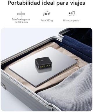 Caricatore Baseus 120W 6 porte USB-C