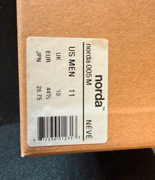 Norda 005 Talla 44.5 Beige/Gris