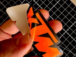 12 Pegatinas KTM Laminadas