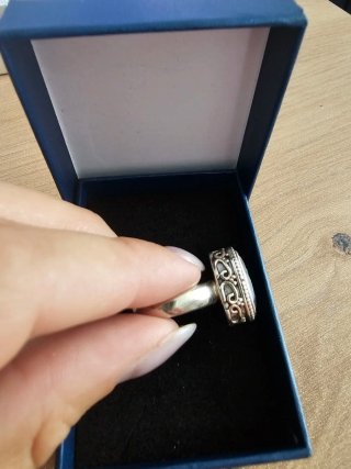 Anillo Plata 925 Cuarzo Verde Prasiolita