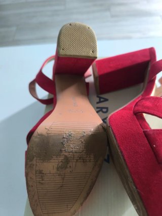 Zapatos Marypaz rojos ante talla 39