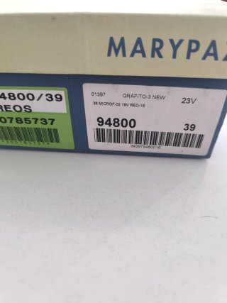 Zapatos Marypaz rojos ante talla 39