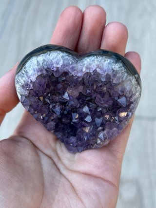Corazón de Amatista Geoda