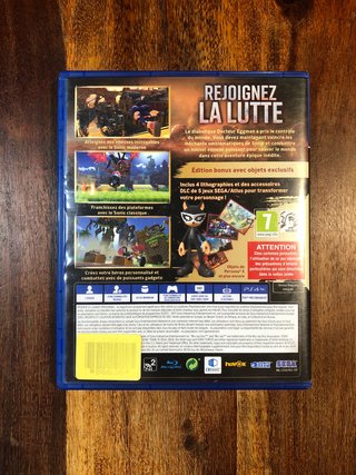 Sonic Forces ps4