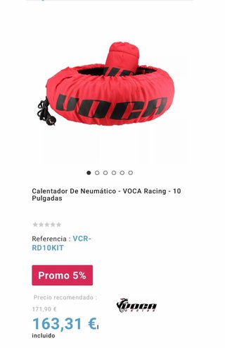Calentadores Voca Racing