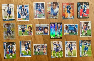 18 Cromos de Tamudo RCD Espanyol (2 rookies)