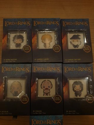 Colección 7 Onzas Plata El Señor de los Anillos