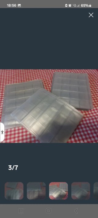 50 Hojas transparentes para monedas/sellos