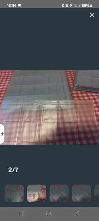 50 Hojas transparentes para monedas/sellos