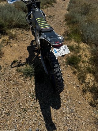 TM Enduro 125cc Moto Azul/Blanca
