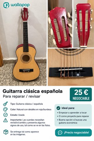 Guitarra Clásica Española  ¡Escucho Ofertas!