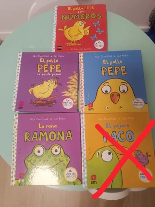 Lote libro pollo pepe