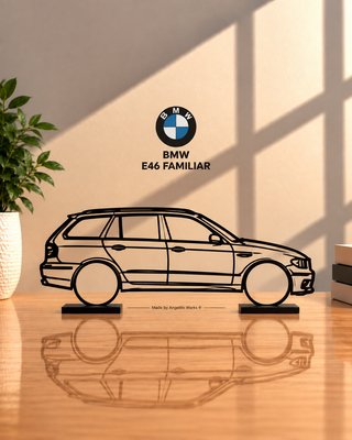 BMW E46 Familiar Maqueta Silueta 20cm