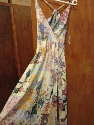 Vestido estampado mujer