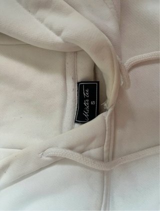 Sudadera OFF con capucha blanca