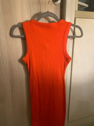 Vestido naranja Bershka