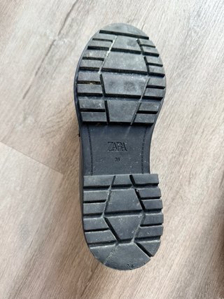 Mocasines Zara charol negros