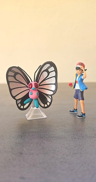 Figura Pokemon Scale World Butterfree Rosa
