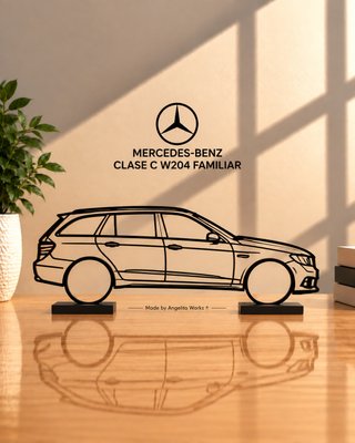 Mercedes W204 Familiar Maqueta Silueta 20cm