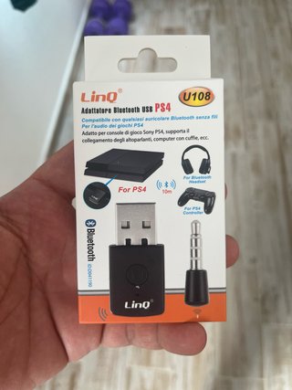 Adattatore Bluetooth USB LinQ per PS4