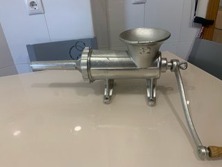 Picadora embutidora manual acero inoxidable
