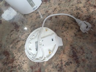 Hervidor de agua 1.7L blanco y gris