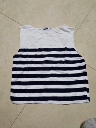 Camiseta tirantes Petit Bateau rayas S