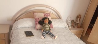 Dormitorio de matrimonio completo, incluido corcho