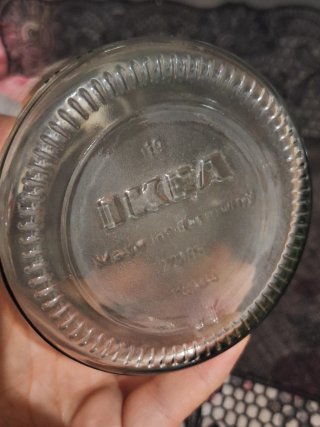 Botella de vidrio IKEA KORKEN 1L