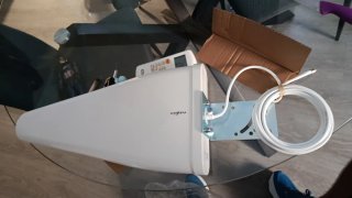 Antena Nedis blanca con cable