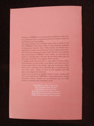 Calexico (flyer/programa + pegatina)
