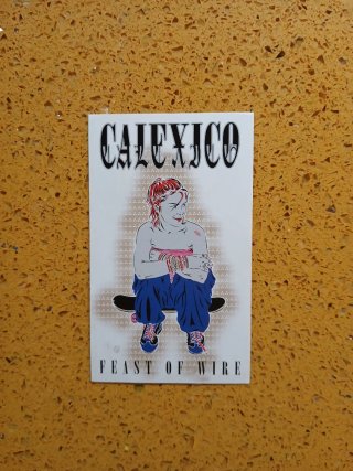 Calexico (flyer/programa + pegatina)